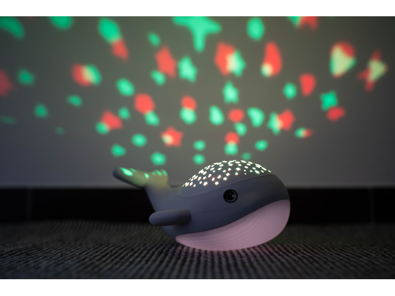 Noční světlo s projekcí WILLY WHALE