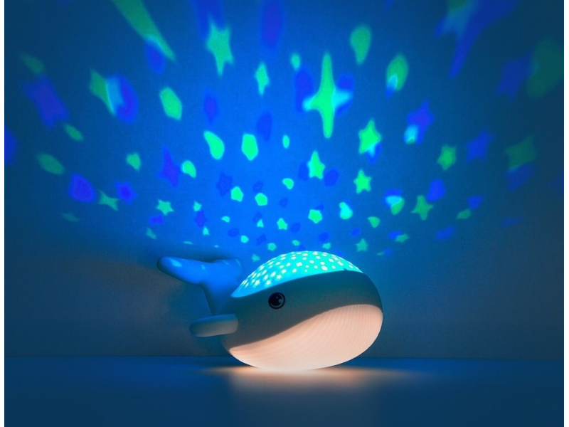 Noční světlo s projekcí WILLY WHALE