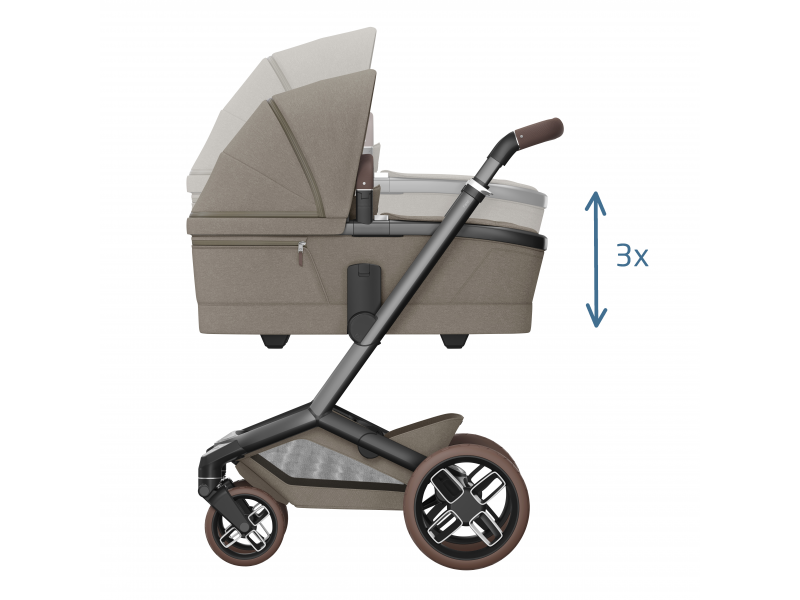 Fame kočárek 2v1 Twillic Truffle