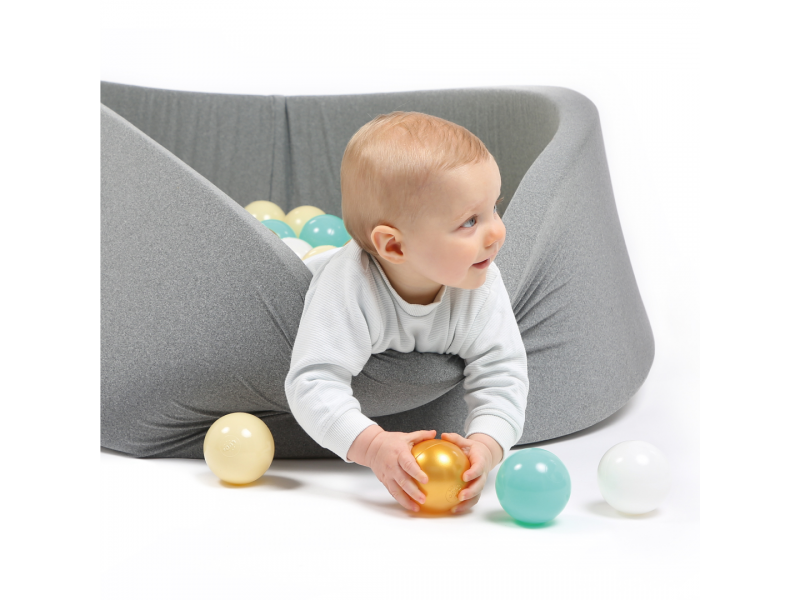 Hrací ohrádka s míčky textilní