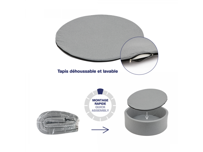 Hrací ohrádka s míčky textilní