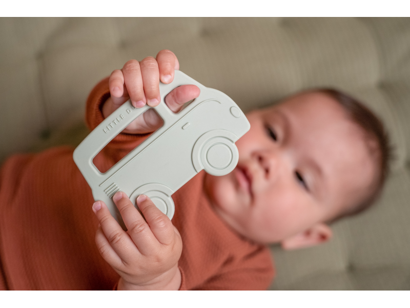 Kousátko silikonové autobus