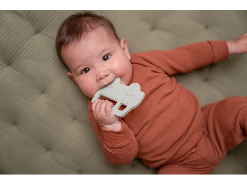 Kousátko silikonové autobus