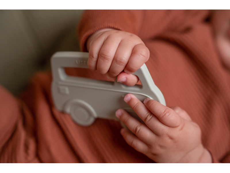 Kousátko silikonové autobus