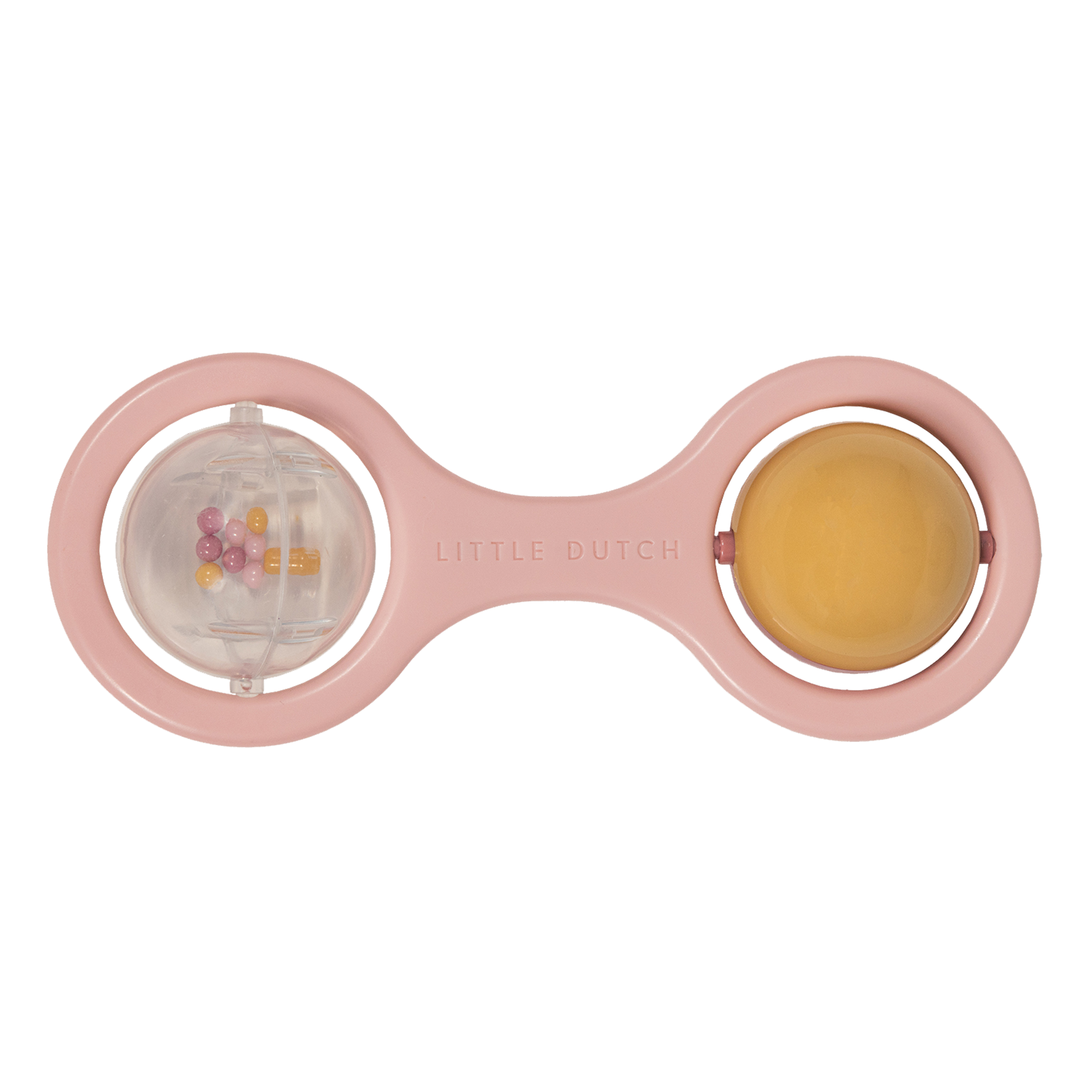 Chrastítko s kuličkami Pink