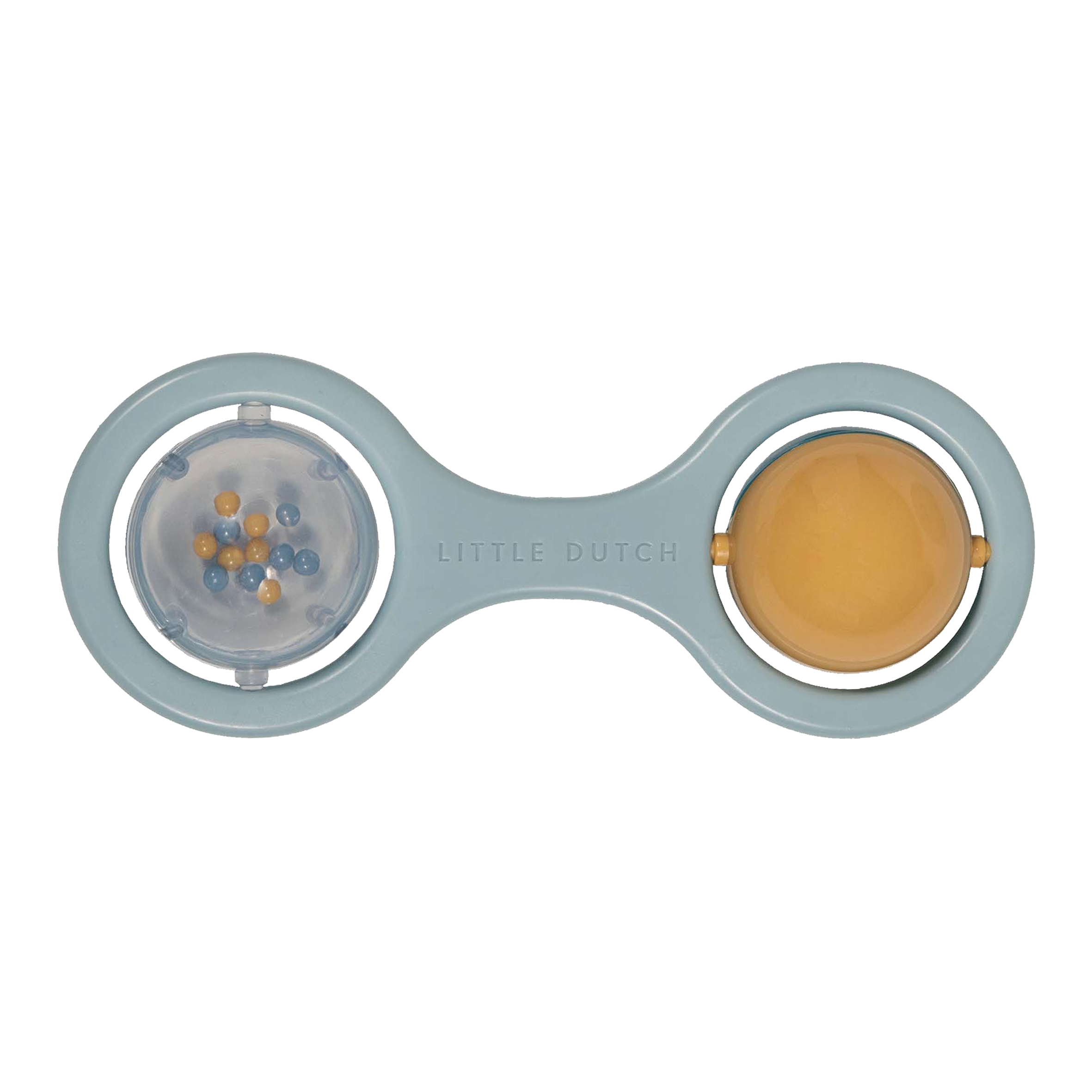 Chrastítko s kuličkami Blue