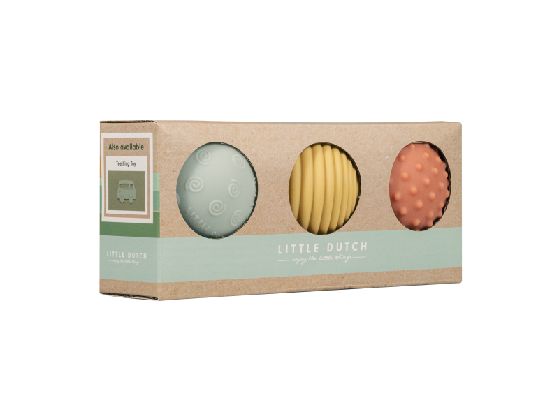 Senzorické míčky 3 ks Farma