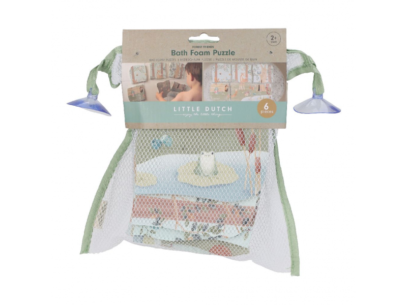 Puzzle pěnové do koupele Forest Friends