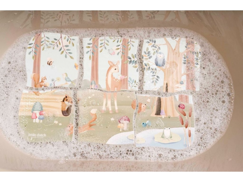 Puzzle pěnové do koupele Forest Friends