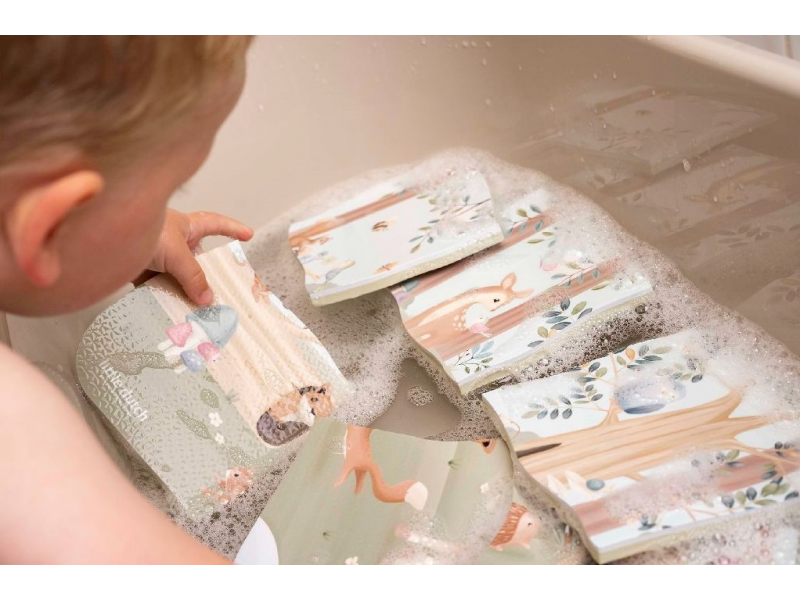 Puzzle pěnové do koupele Forest Friends