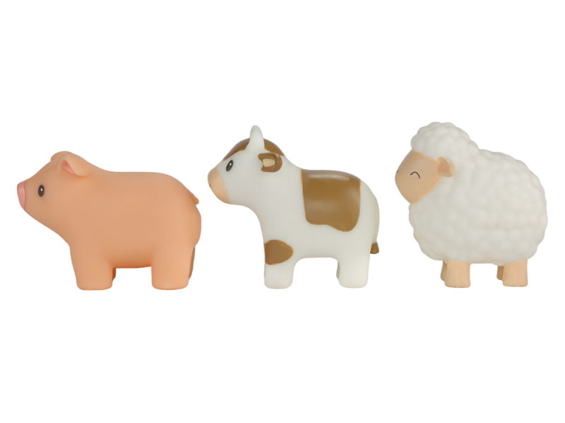 Hračky do vody zvířátka 3 ks Farma