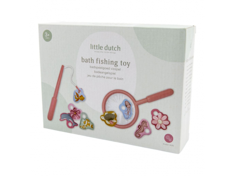 Rybářská sada do koupele růžová
