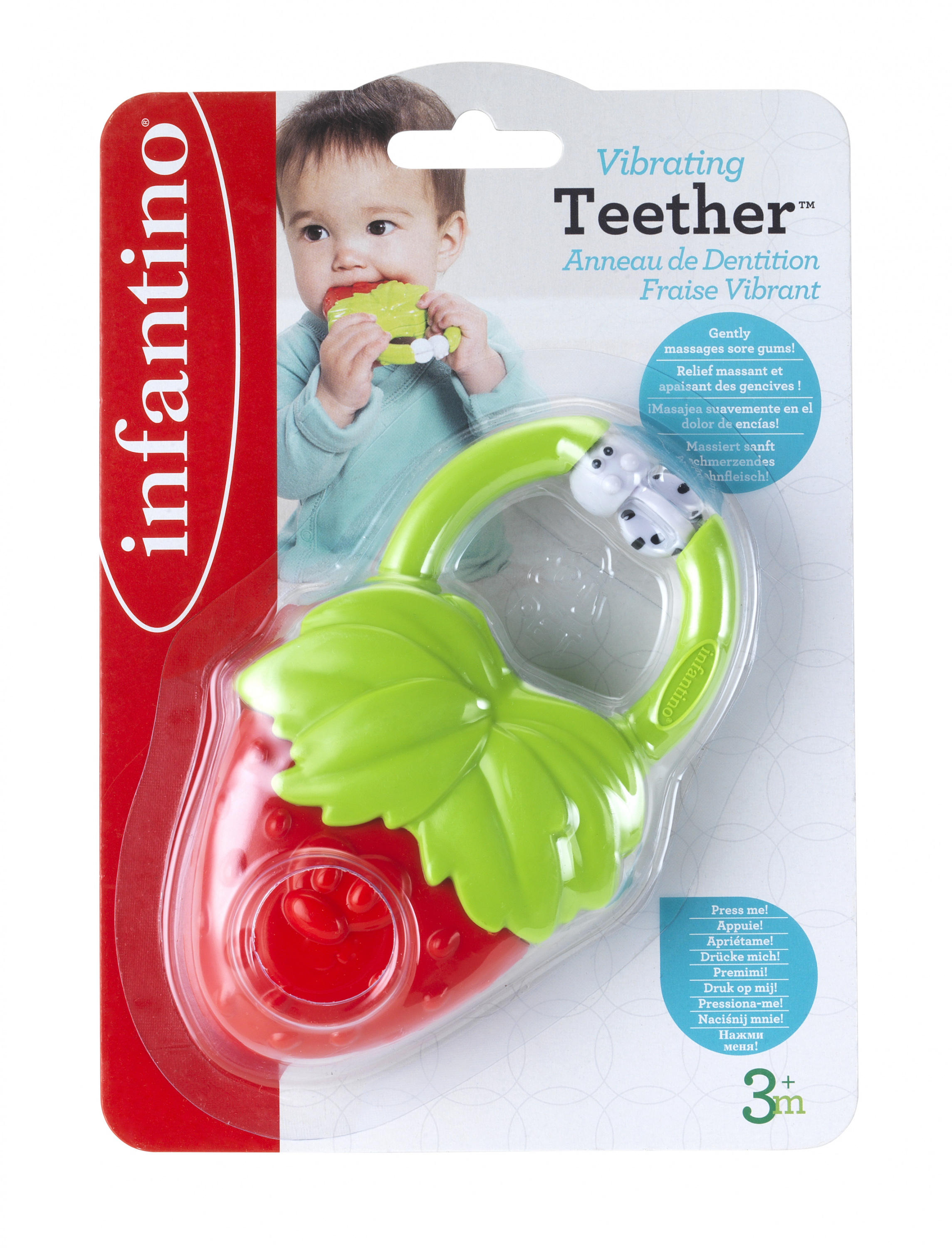 Vibrující kousátko Jahoda