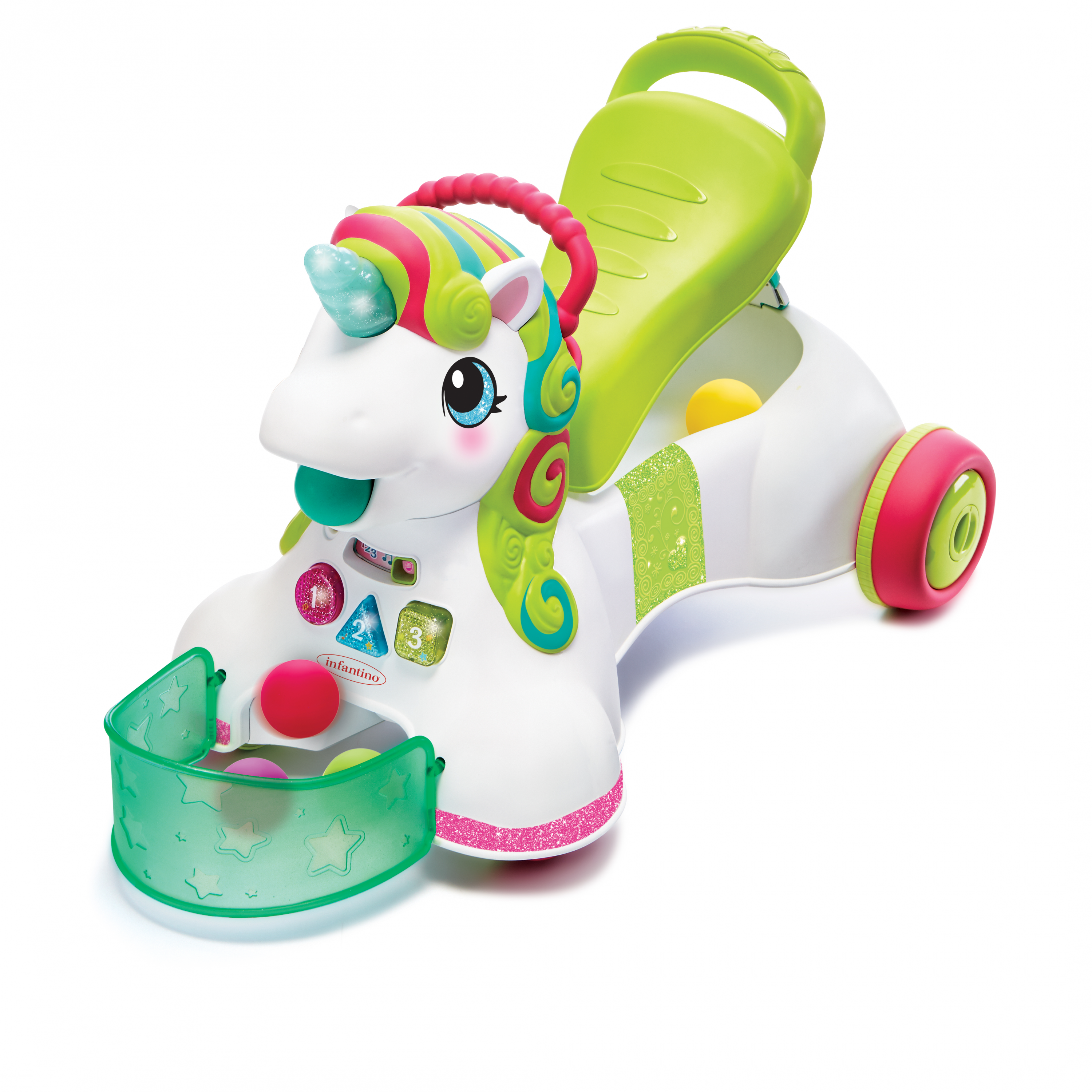 Odrážadlo 3v1 jednorožec Unicorn