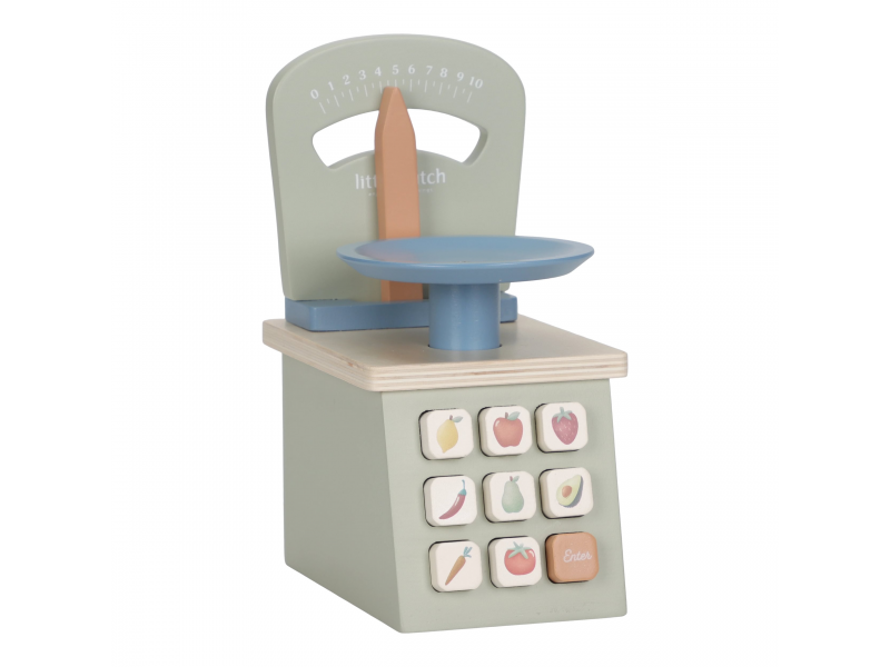 Kuchyňská váha dřevěná