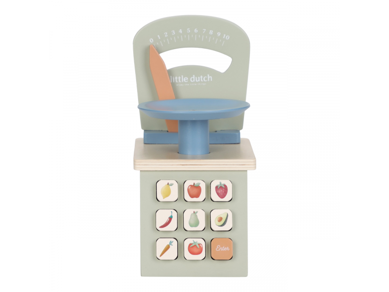 Kuchyňská váha dřevěná