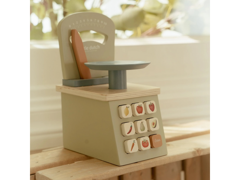 Kuchyňská váha dřevěná