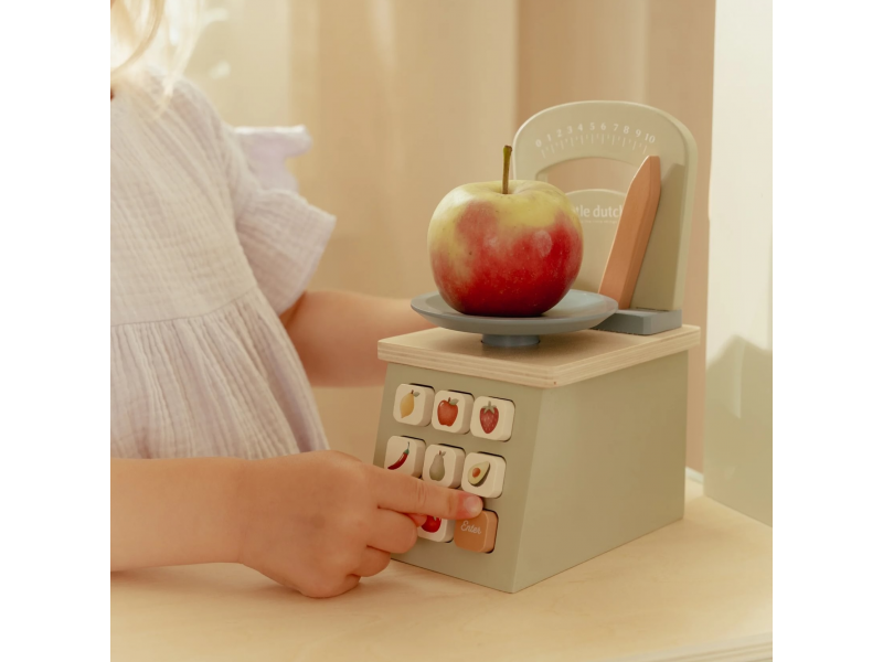 Kuchyňská váha dřevěná