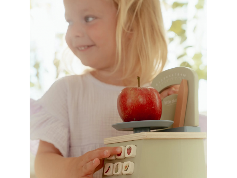 Kuchyňská váha dřevěná