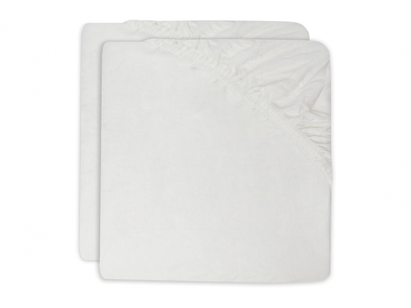 Prostěradlo napínací 40/50 x 80/90 cm 2 ks Ivory