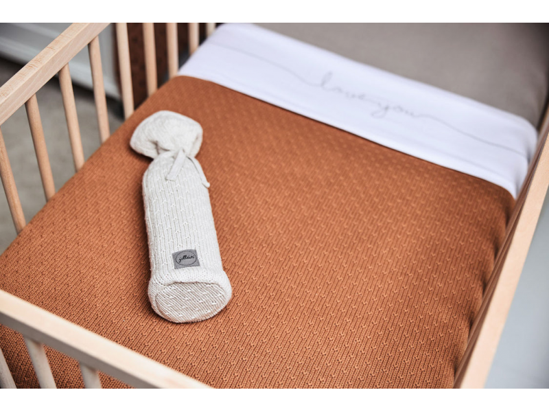 Prostěradlo napínací 120x60 cm 2 ks Nougat