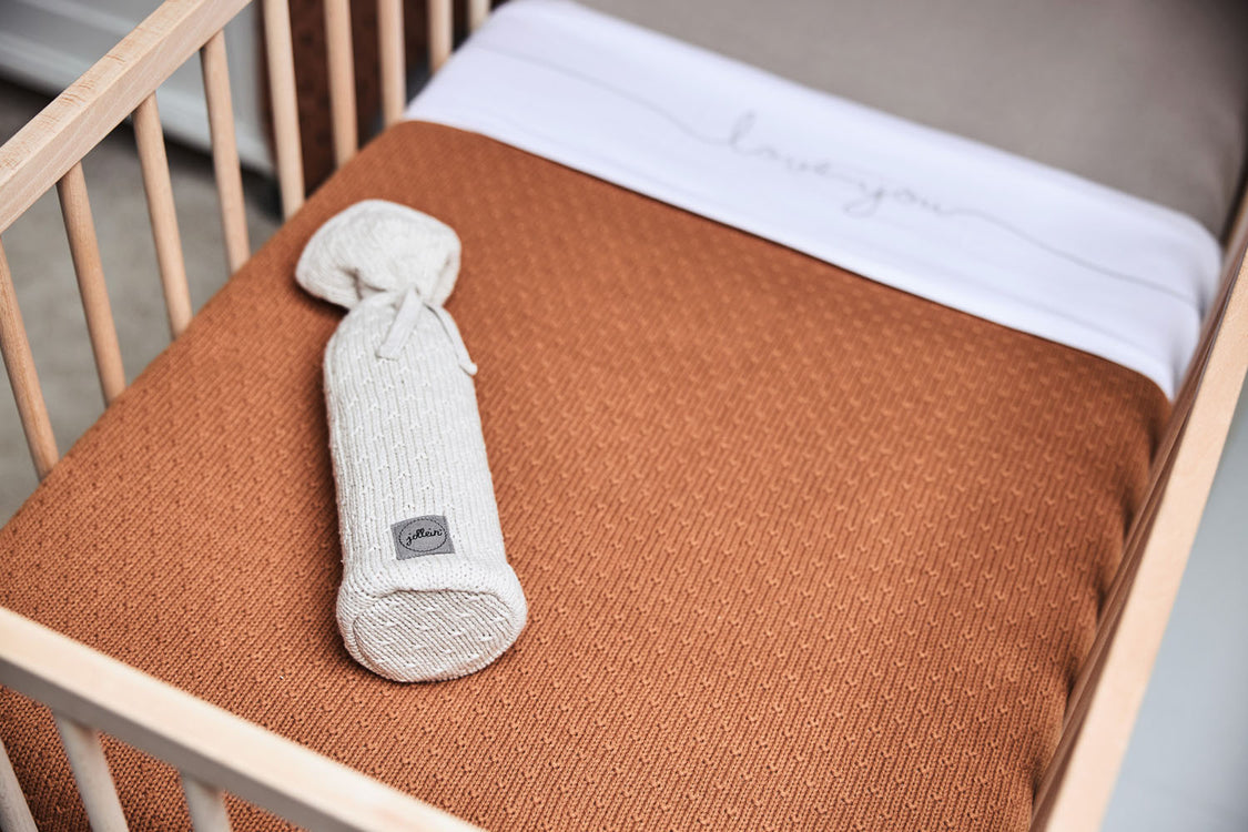 Prostěradlo napínací 120x60 cm 2 ks Nougat