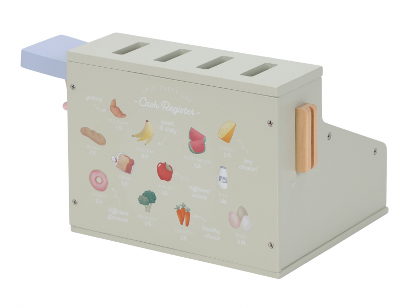 Pokladna se skenerem a čtečkou karet dřevěná