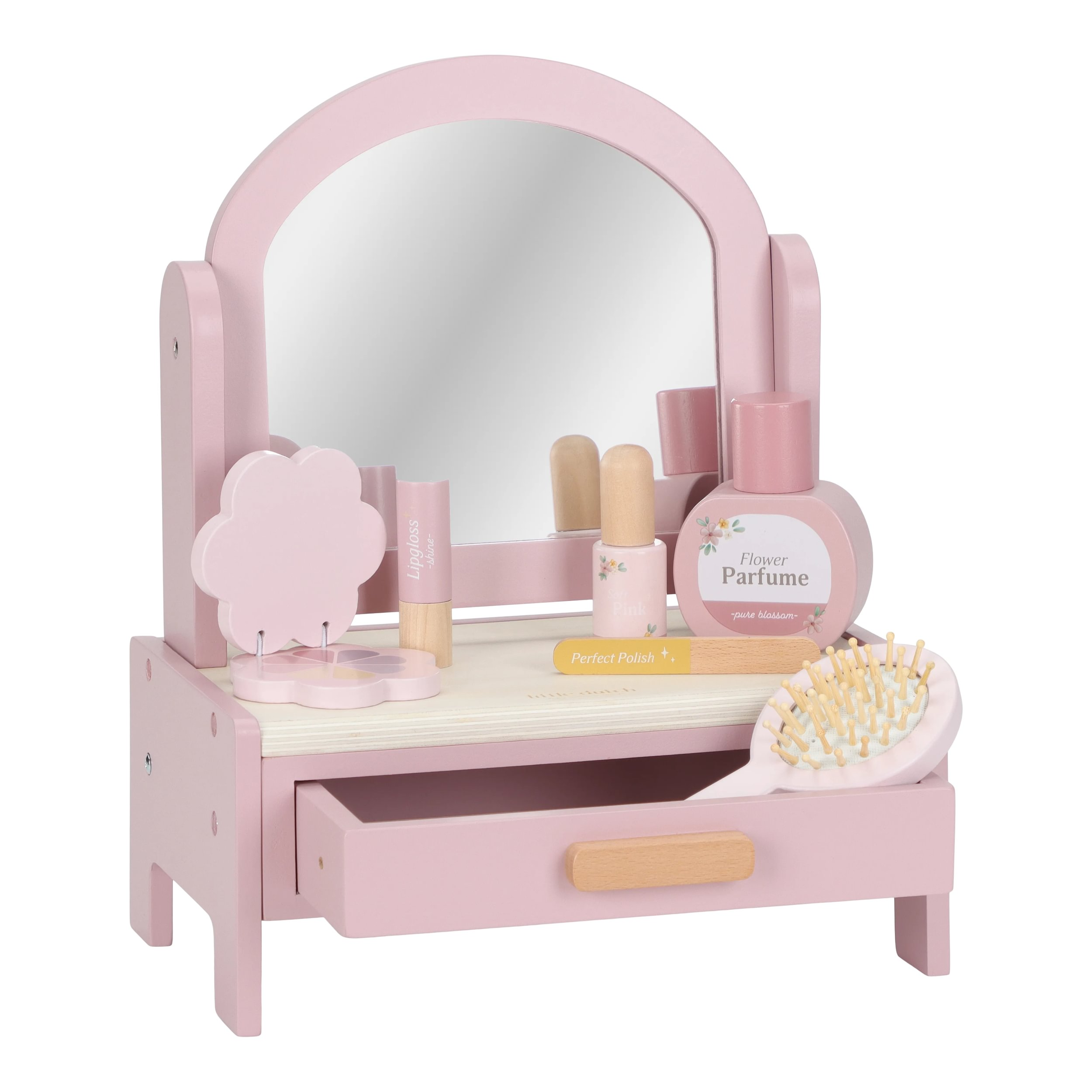 Toaletní stoleček dřevěný Pink
