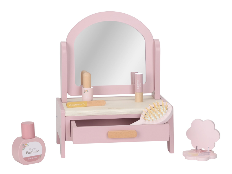 Toaletní stoleček dřevěný Pink