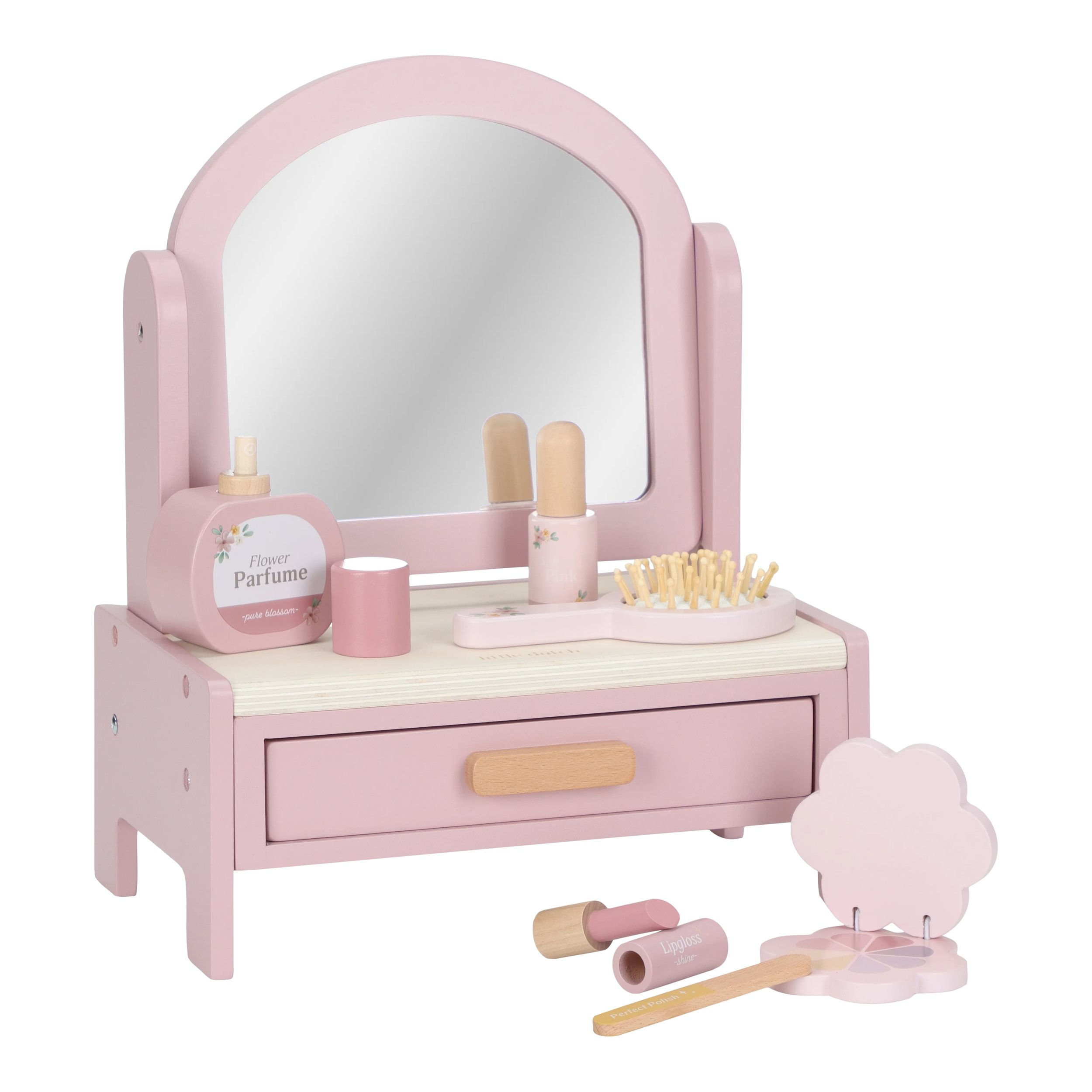 Toaletní stoleček dřevěný Pink