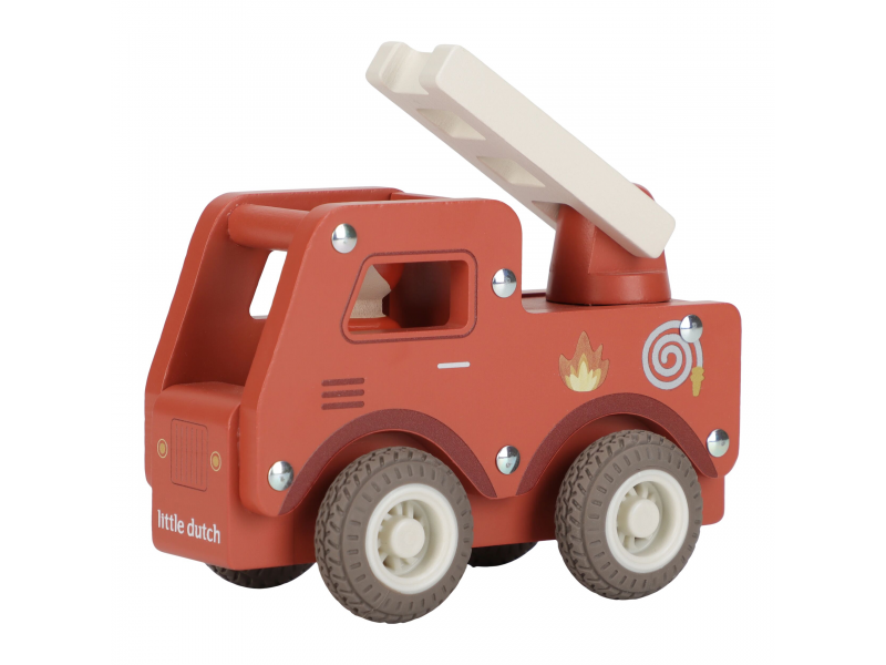 Hasičské auto dřevěné