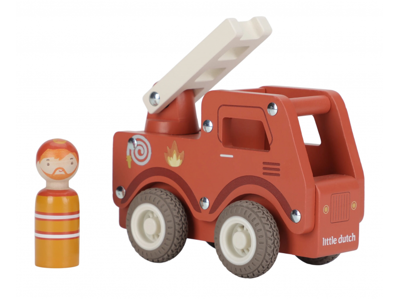 Hasičské auto dřevěné