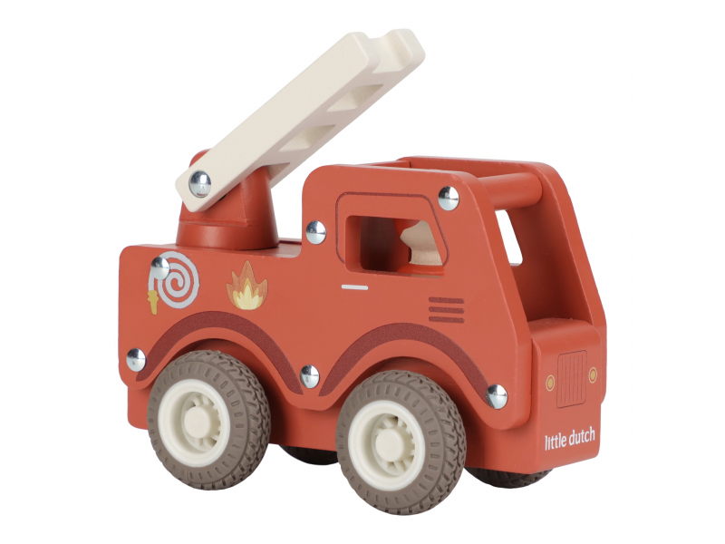 Hasičské auto dřevěné