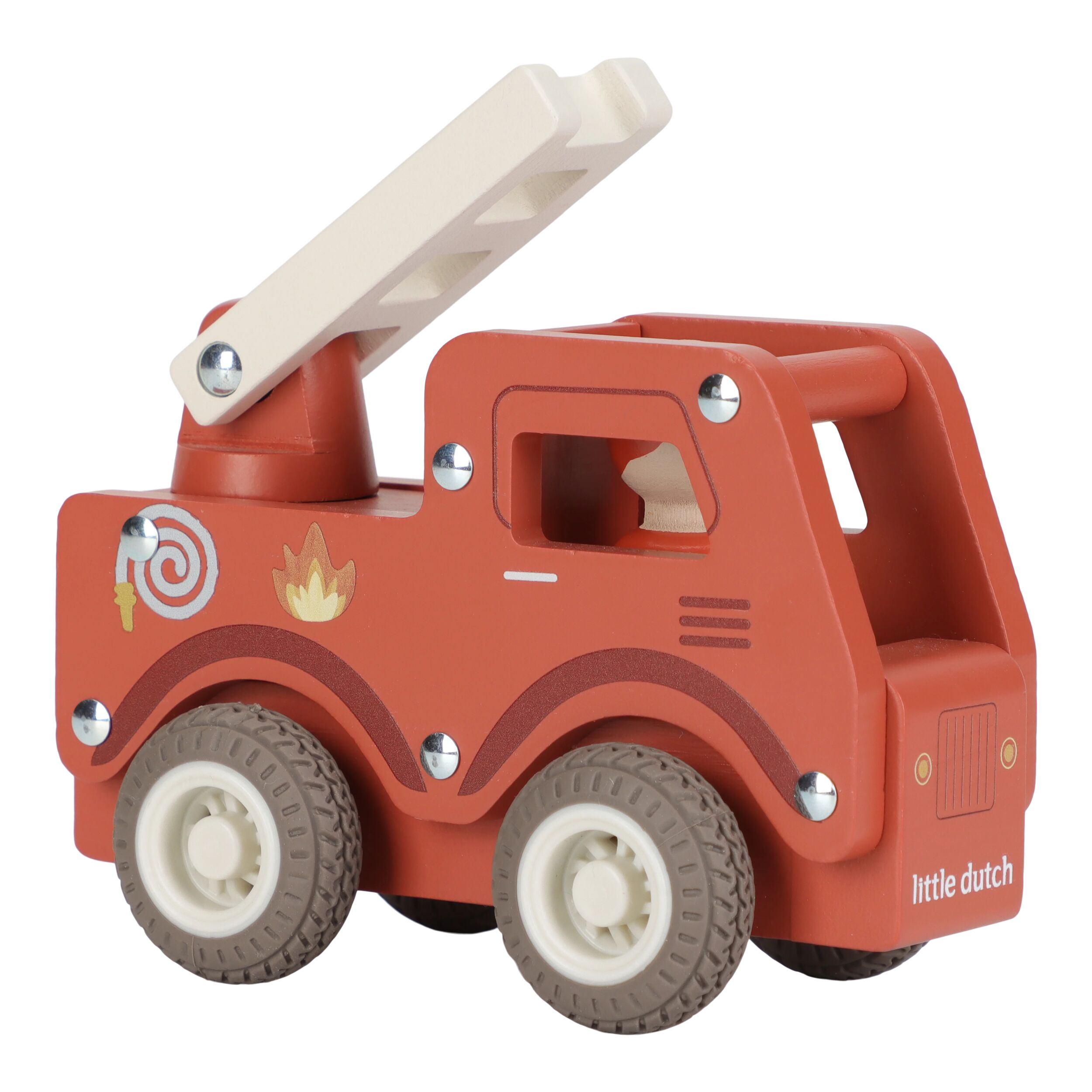 Hasičské auto dřevěné