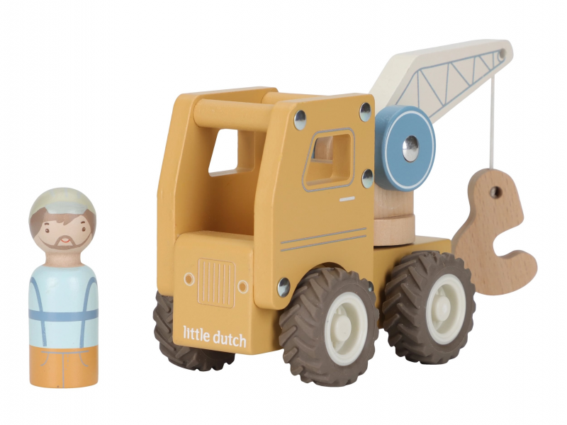 Autojeřáb dřevěný