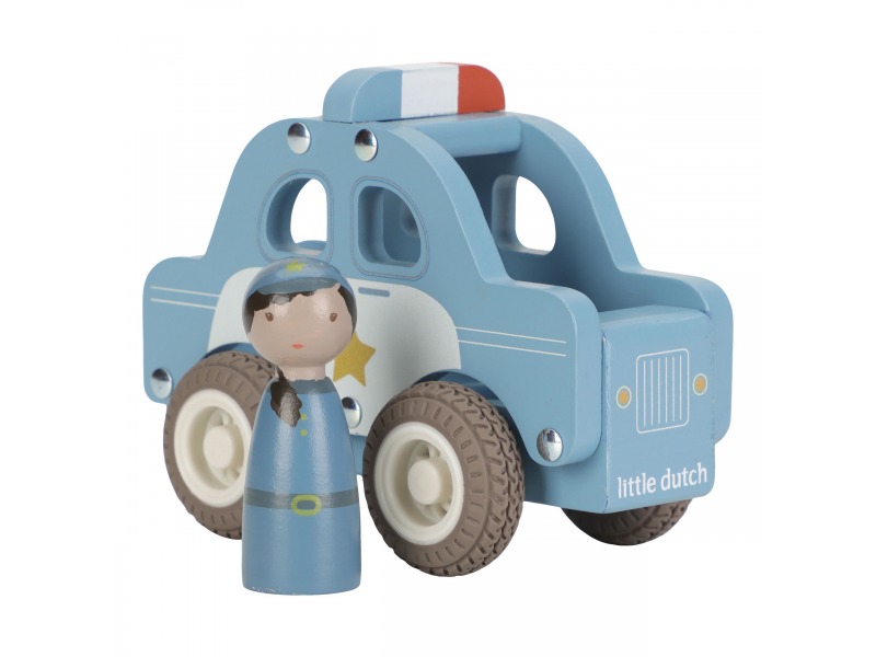 Policejní auto dřevěné
