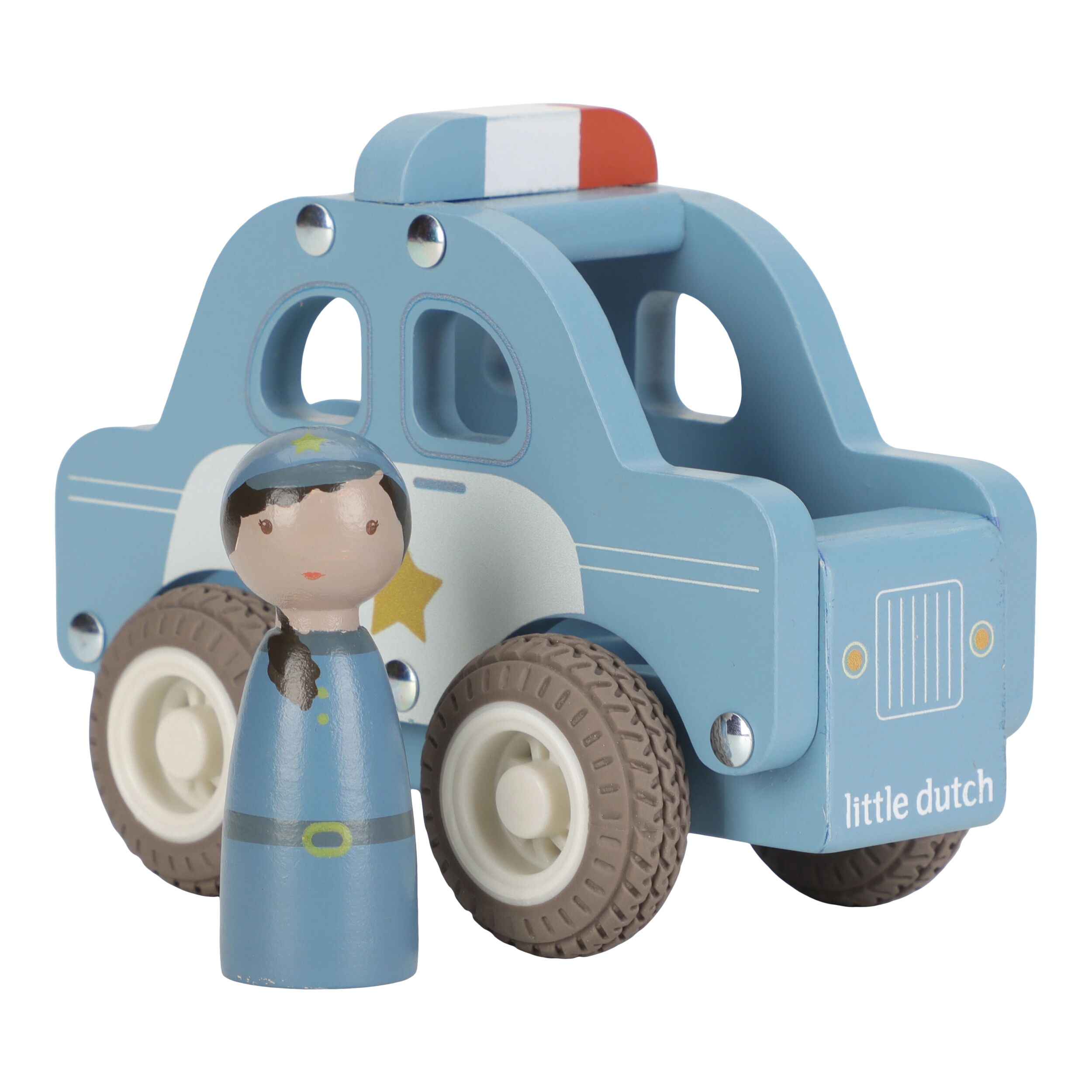 Policejní auto dřevěné