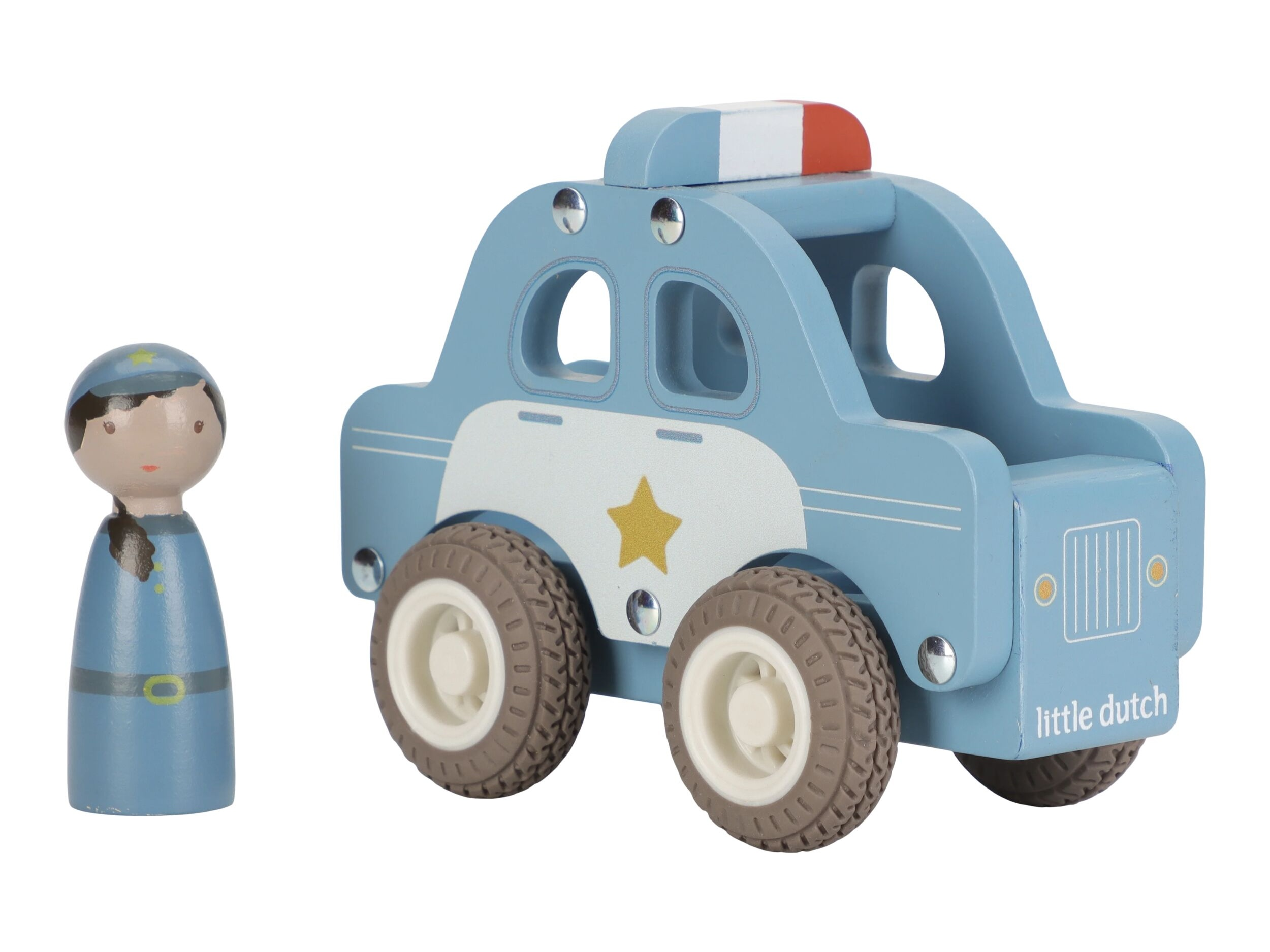 Policejní auto dřevěné