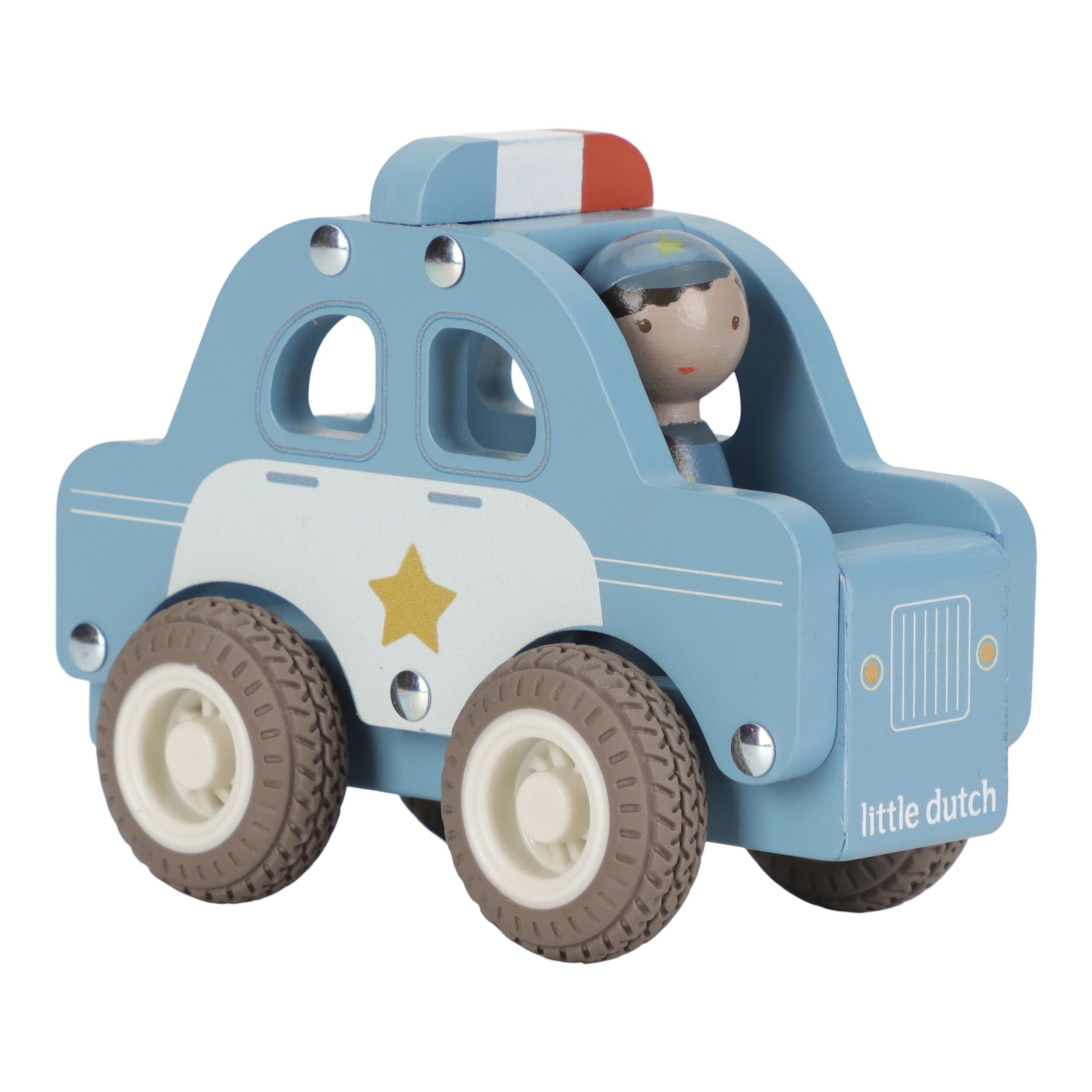 Policejní auto dřevěné
