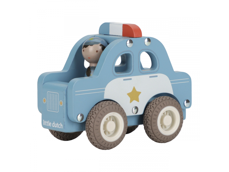 Policejní auto dřevěné