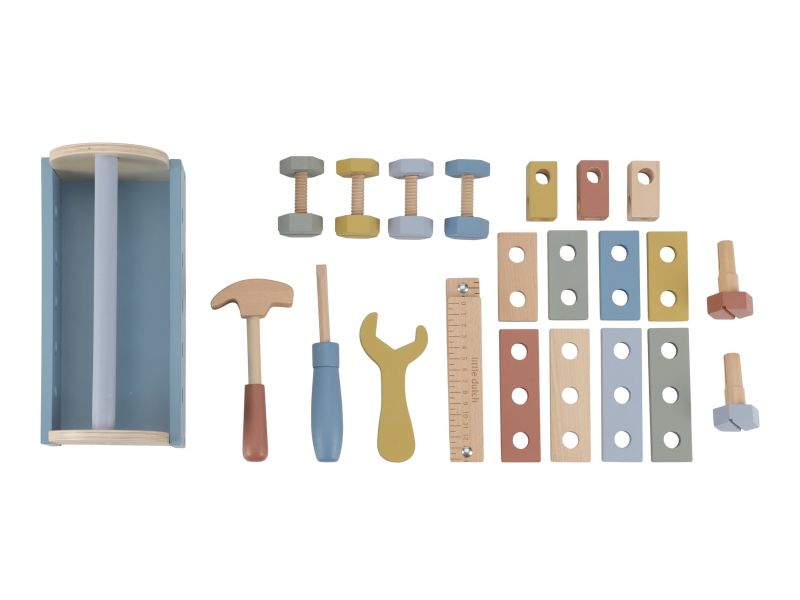 Box s nářadím dřevěný Blue