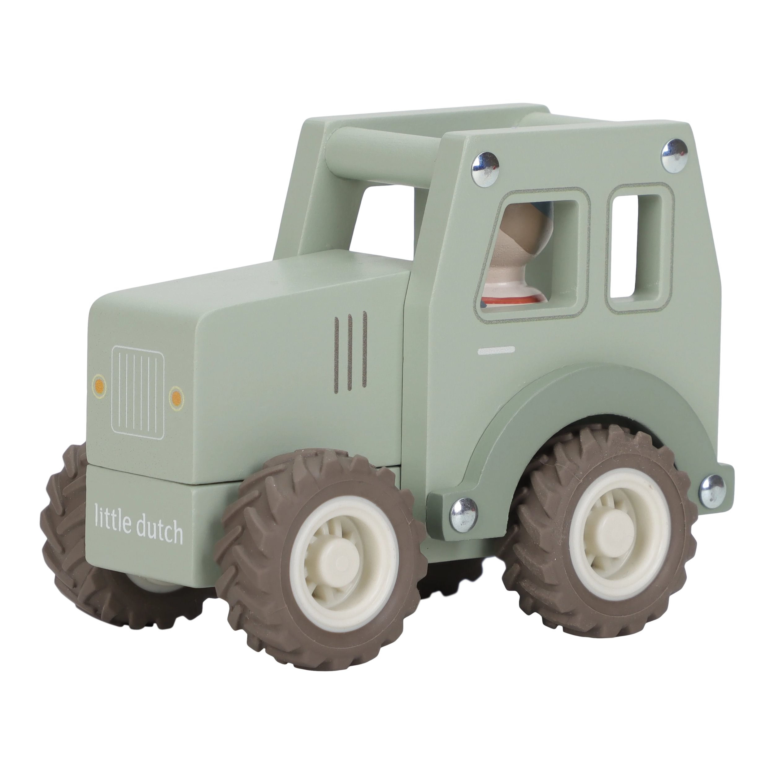 Traktor dřevěný