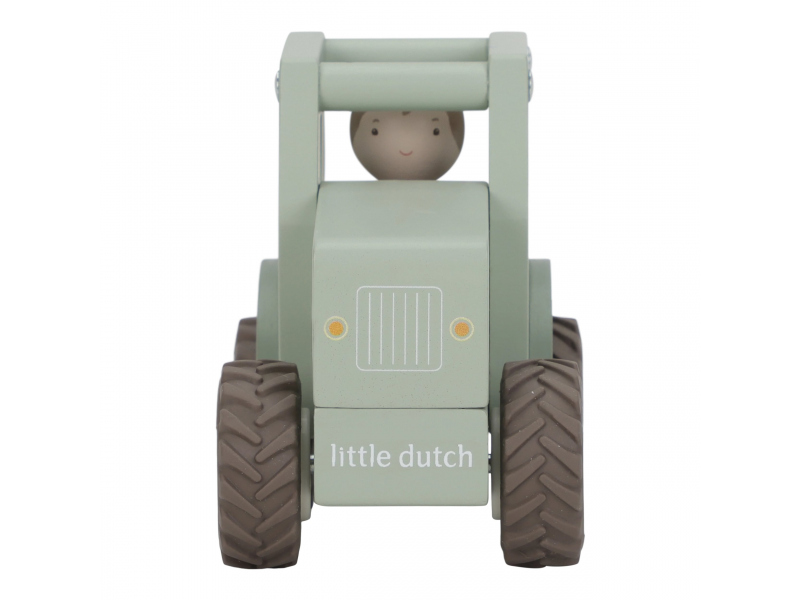 Traktor dřevěný