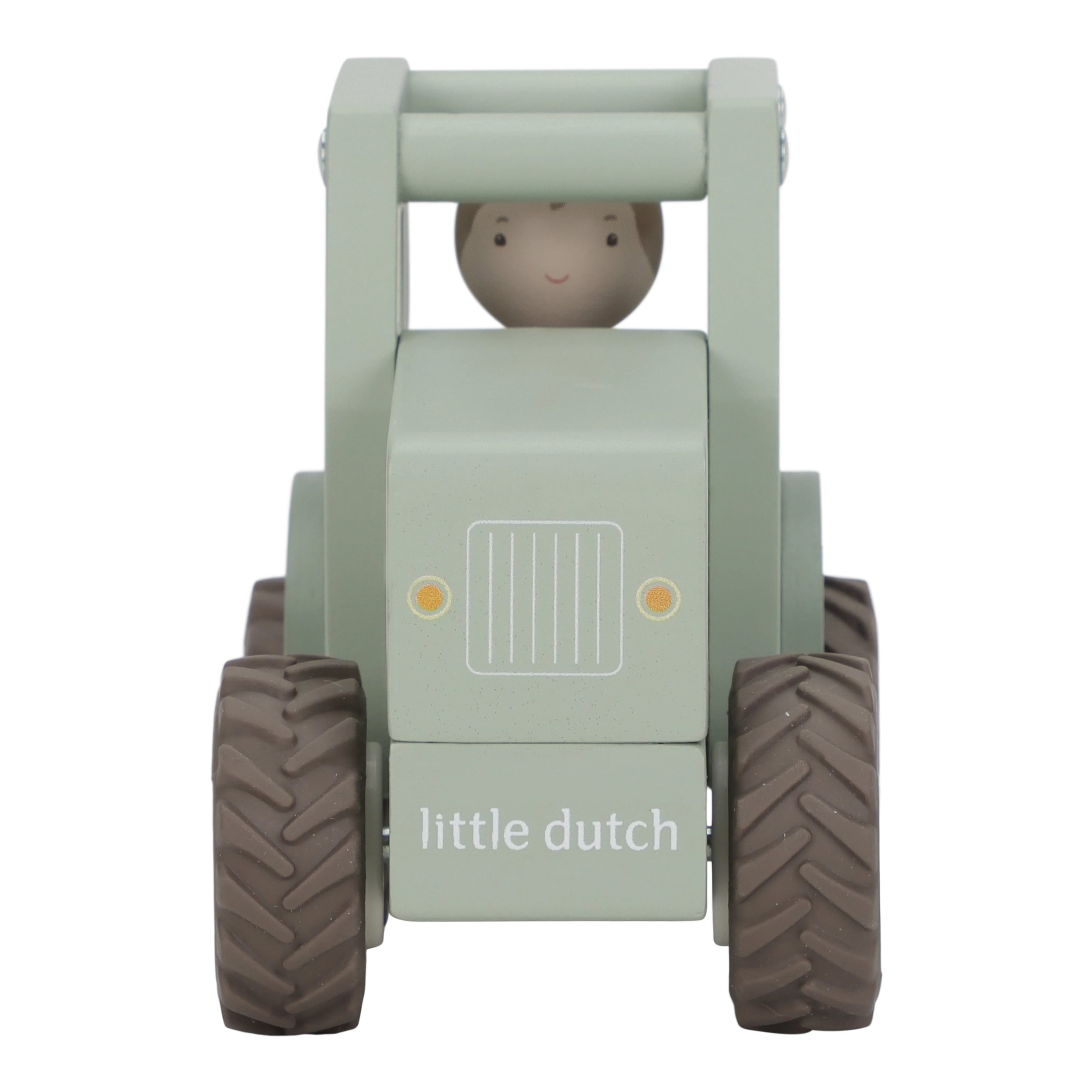Traktor dřevěný
