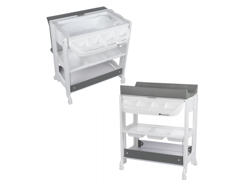 Přebalovací pult s vaničkou Rosie Mineral Grey