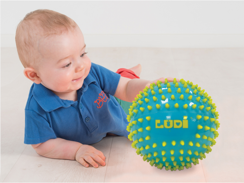LUDI Senzorické míčky 3 ks modré