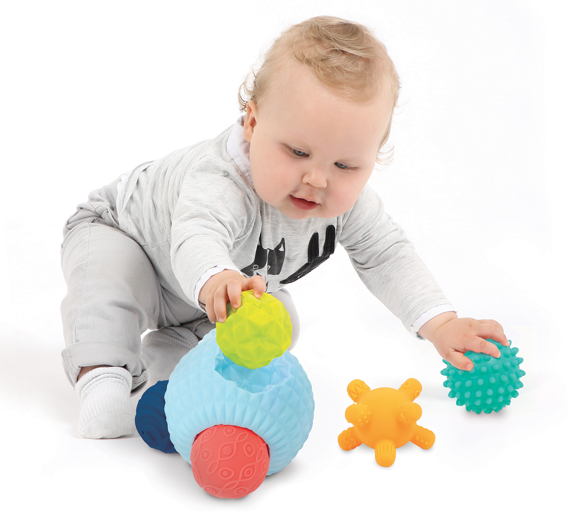 LUDI Míčky senzorické puzzle