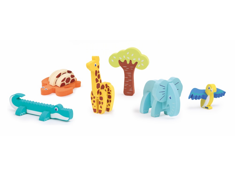 Puzzle pěnové 3D Zvířátka