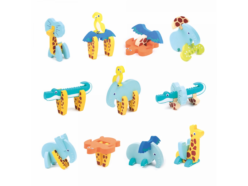 Puzzle pěnové 3D Zvířátka