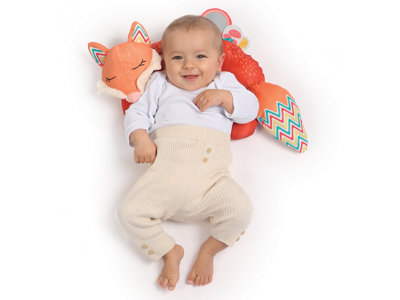 Polštářek pro hru na bříšku Liška